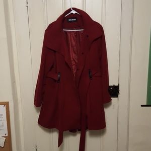 Modcloth Winterberry Tart Coat 2x